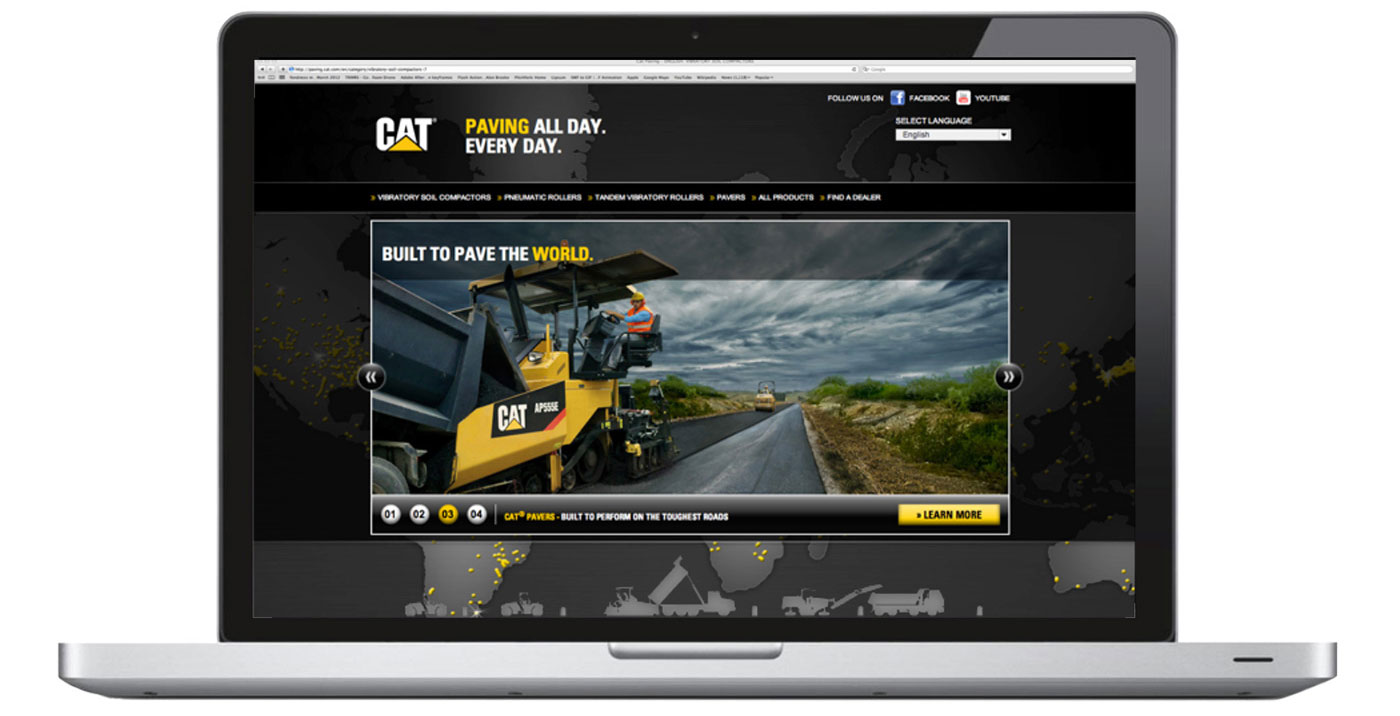 Caterpillar microsite